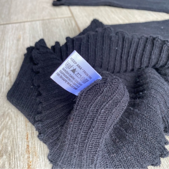 Nasty Gal Black Ribbed Cold Shoulder Mini Dress, Size Small - Picture 5 of 8